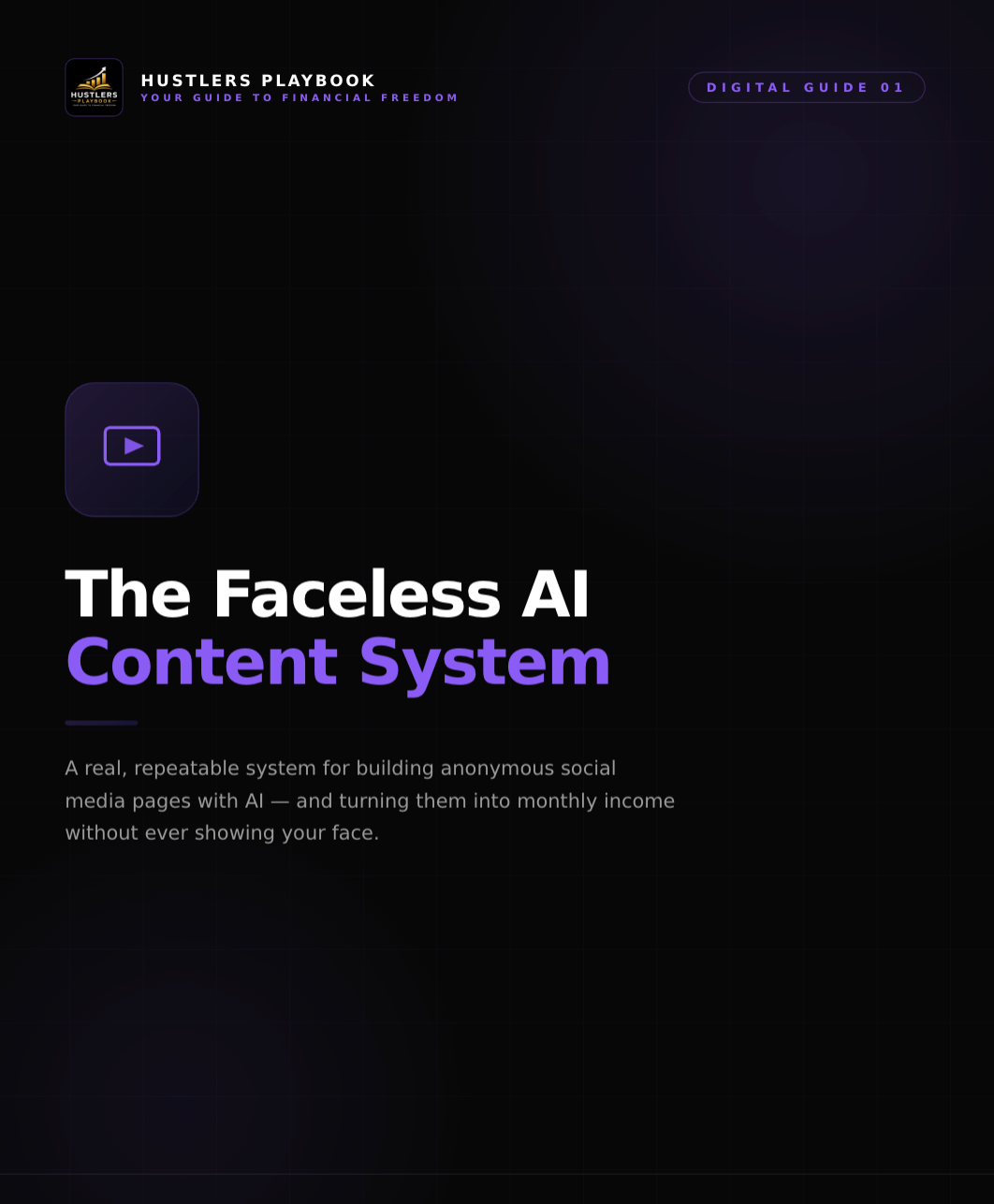 A.I faceless Content
